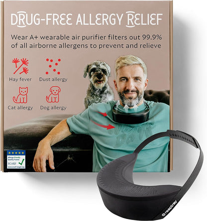 Gadget com filtro Anti-alérgico Polém, Gatos e Cachorros - Respiray